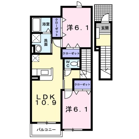 パークサイドチェリーの物件間取画像